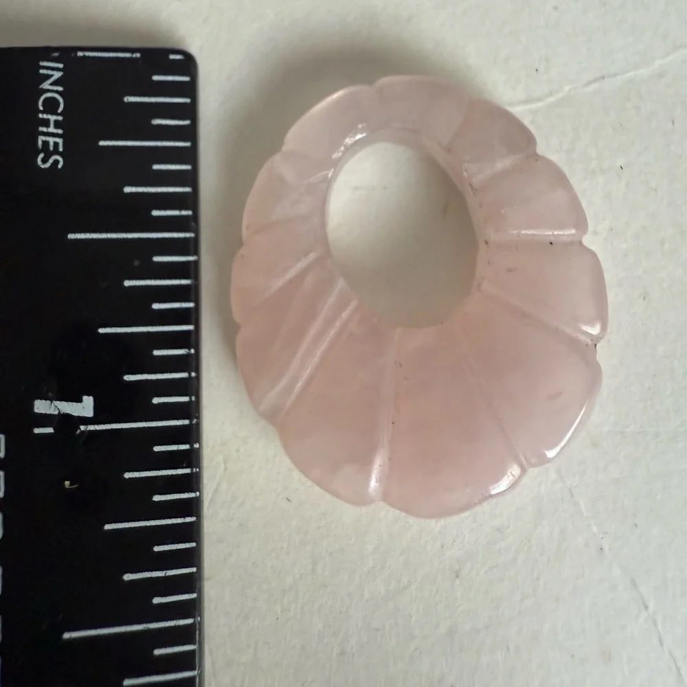 Gold and Pink Rose Quartz Convertible Earrings - Picture 3 of 11